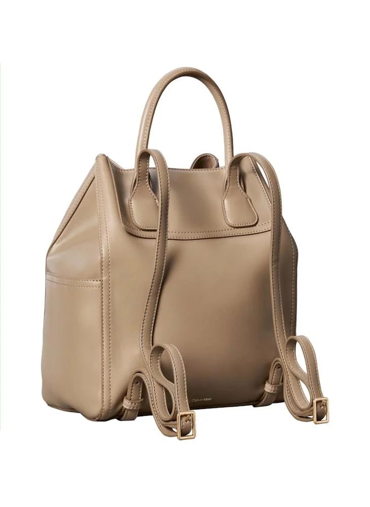 CALVIN KLEIN Monogram Drawstring Backpack